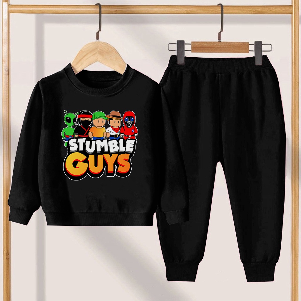 YMF - SETELAN SWEATER ANAK UNISEX / USIA 3-12 TAHUN &quot;STUMBLE GUYS&quot;