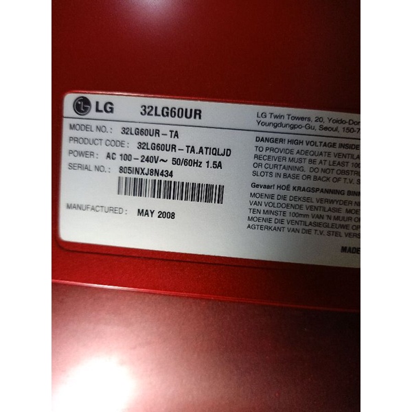 MB LG 32LG60UR-TA Normal