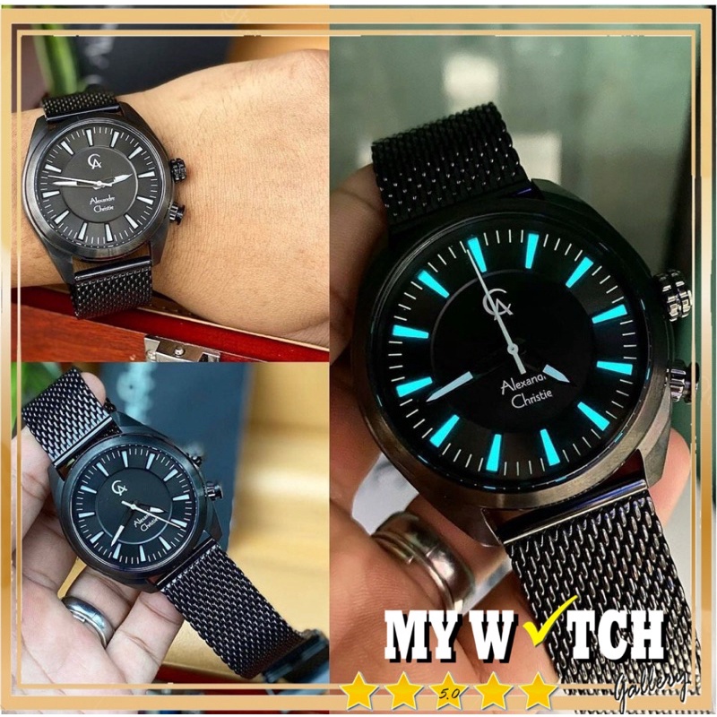 Jam Tangan Alexandre Christie / Alexander Pria AC 8631 MH Original Diameter 4,3 cm