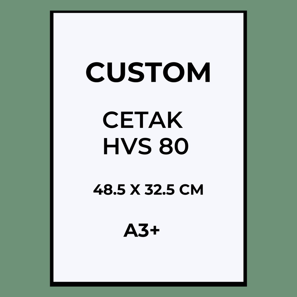 

[1 SISI 80gsm] CETAK HVS 80 A3+ MURAH PRINT HVS
