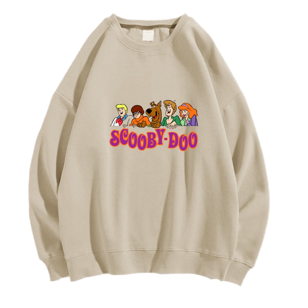 SCOOBY DOO SWEATER CREWNECK PRIA WANITA Size M-XXL