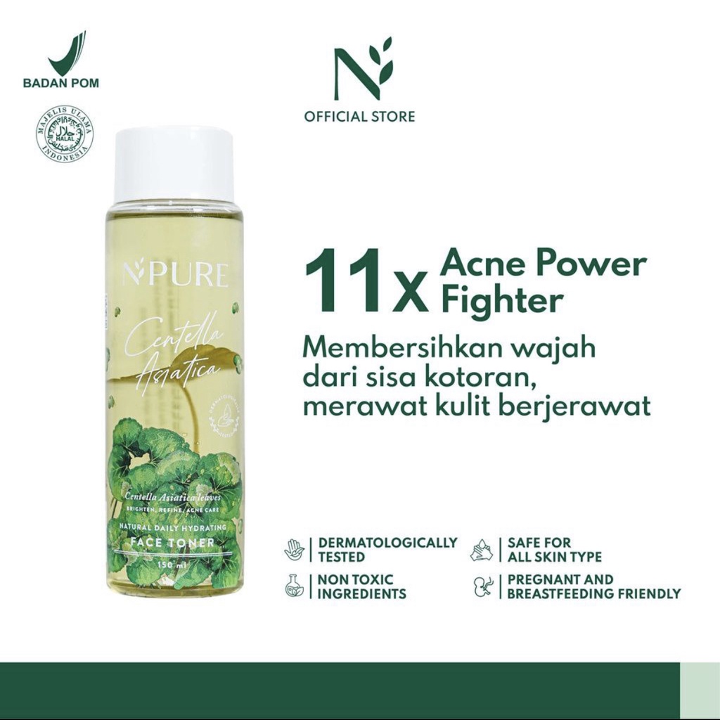 Npure Face Toner Centella Asiatica (Cica Series) 30ml