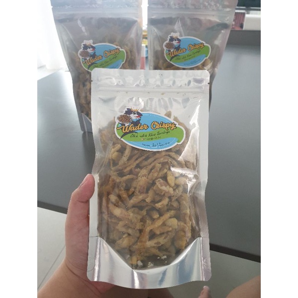 

iIkan wader crispy enak oleh-oleh kekinian khas surabaya kriyuk mantab sehat bikin ketagihan kriyuk krispi camilan viral