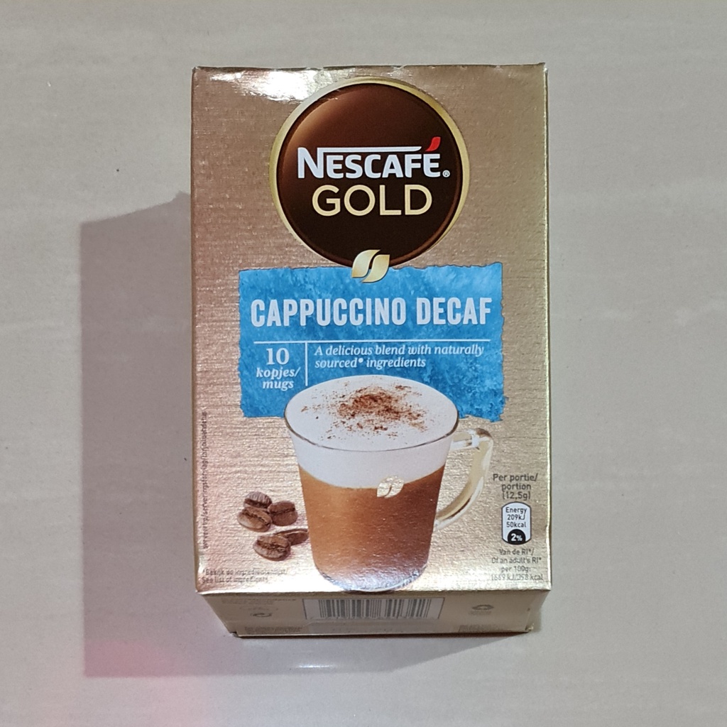 Jual Nescafe Gold Cappuccino Decaf Instant Coffee X Gram