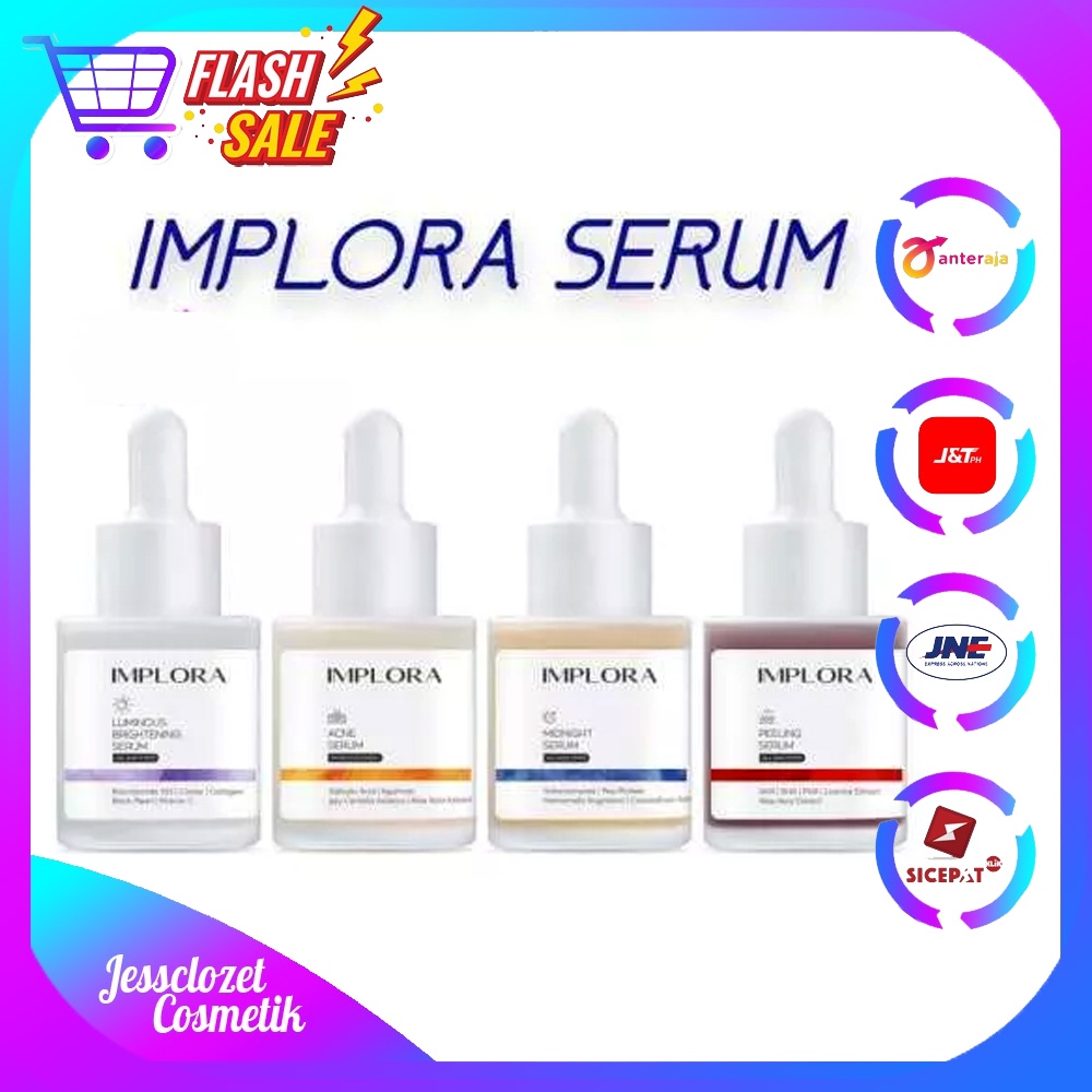 Serum Implora Acne Implora Serum wajah Serum Implora Serum Wajah Implora Face Serum Luminous Bright 