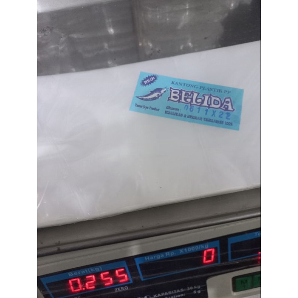 pp ikan belida 06x11x22. berat 250g