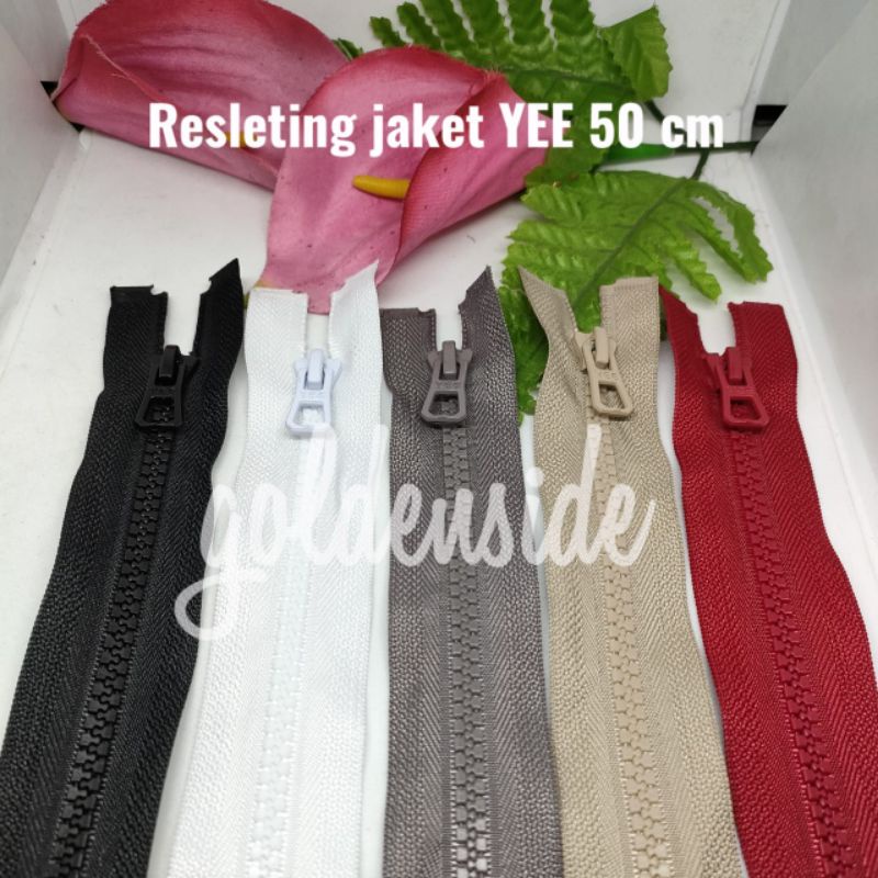 Resleting Jaket 50cm YEE / Risleting Jaket YEE 50cm per pcs
