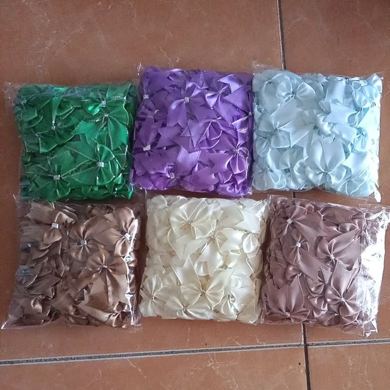 

(RANDOM) 100pcs pita suvenir siap pakai / pita tempel souvenir