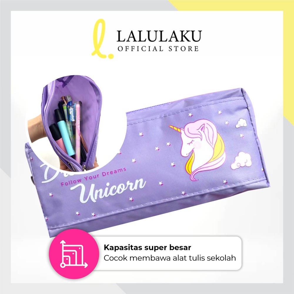 Kotak Pensil Anak SY7094 Karakter Dream Unicorn