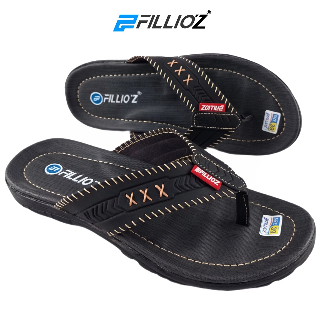Sandal Cowok / Sandal Pria / Sandal Laki- laki Kulit Distri Original Fillioz WILLIAM