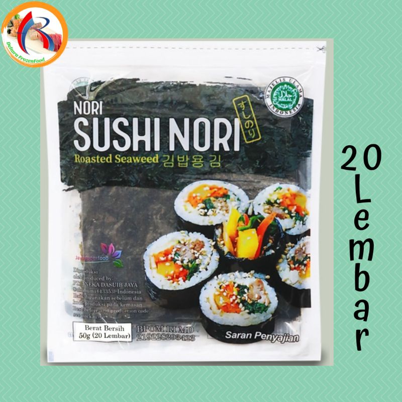 

JSF Sushi Nori isi 20 || Nori Panggang || Kimbab