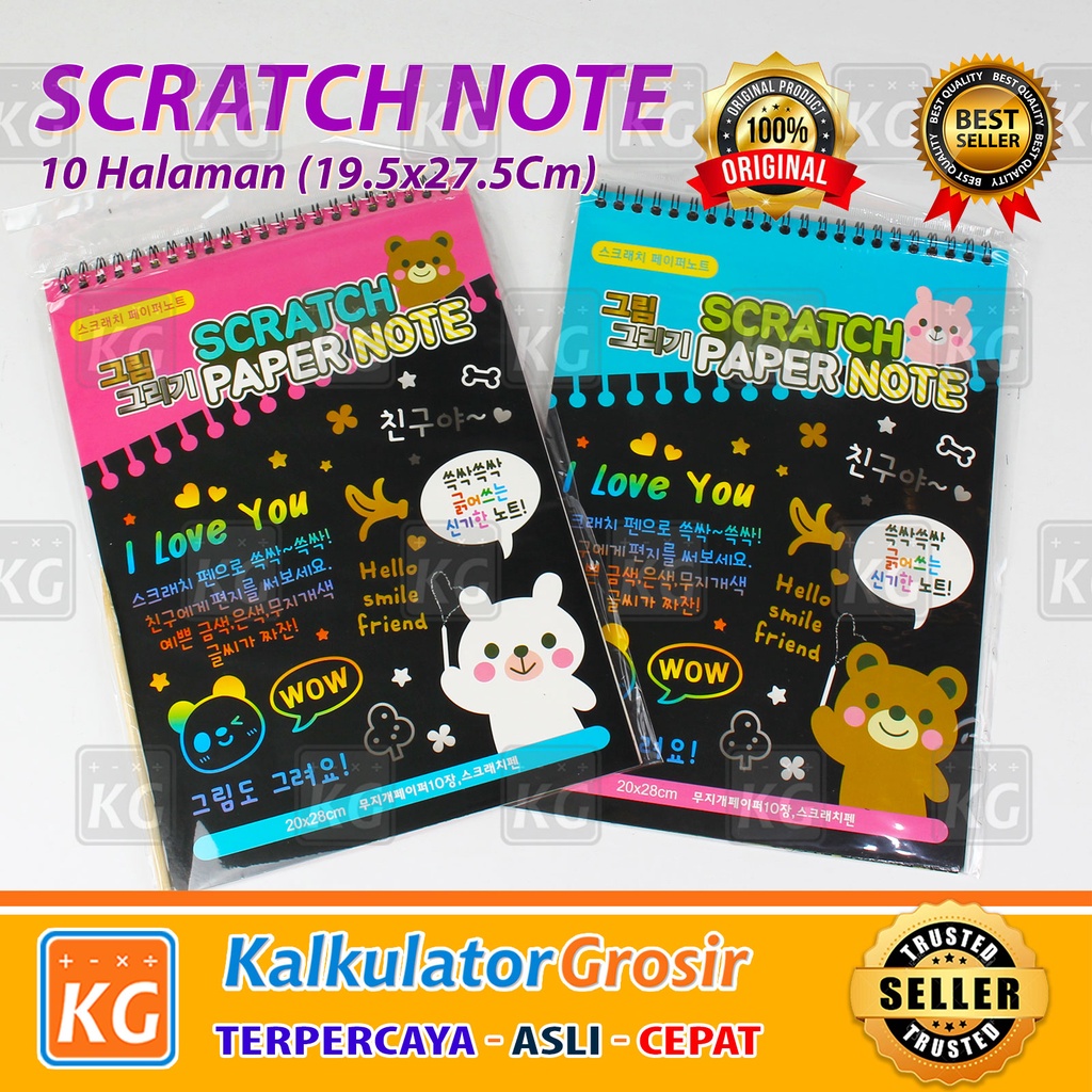 Magic Color Rainbow Scratch Paper Note book 19X26cm Colourful Scratch Note / Mainan Black Cardboard edukasi Scratch Note Magic Buku Gambar Gores Magic Grafiti Paper Note Book