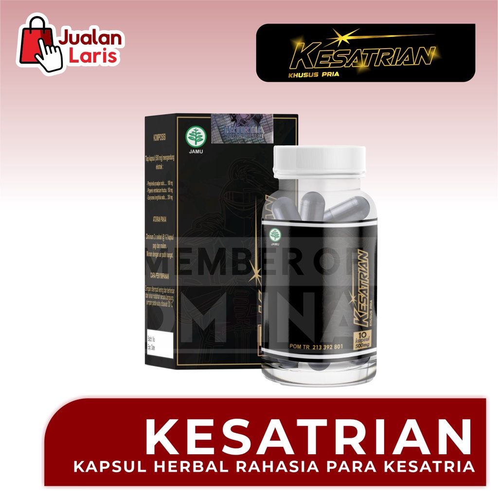 Jual Kesatrian Obat Kuat Pria Tahan Lama Sex Original 100 Bpom