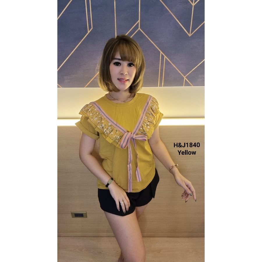 Ready Atasan Blouse h&j 1840 import bangkok bkk baju hnj hj