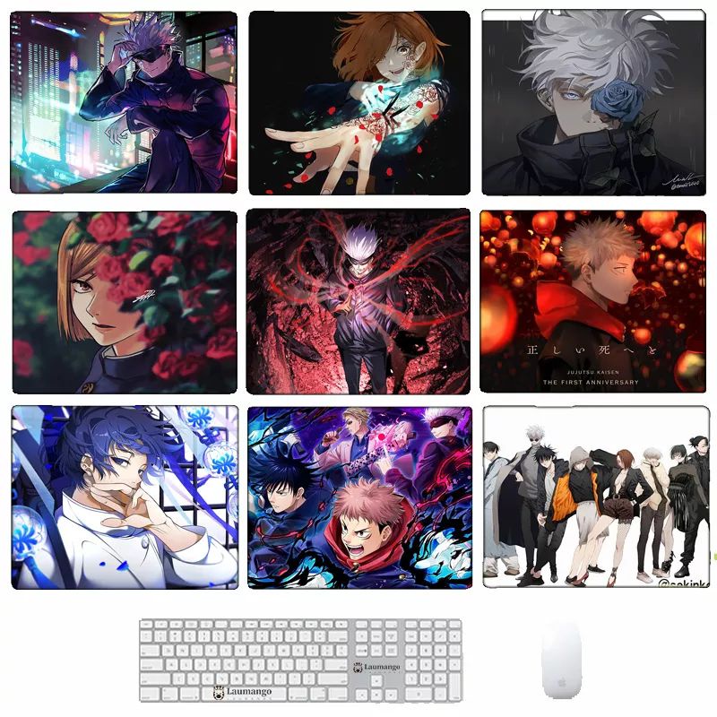 [COD] Mouse Pad Gaming Komputer Jujutsu Kaisen 20x24 cm high quality print anti slip