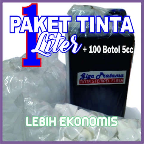 

PAKET TINTA STEMPEL FLASH 1 LITER