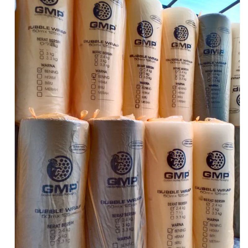 

Bubble Wrap MURAH GMP 2.3KG ukuran 50mx125cm[ INSTANT LANGSUNG DI PIC UP ]