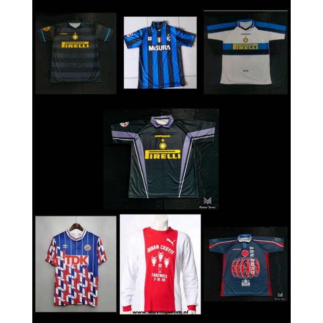 Jersey Inter 1989 Home Full Printing/Jersey Kiper Inter 1997/Jersey GK Inter 1997/Jersey Inter 1998/