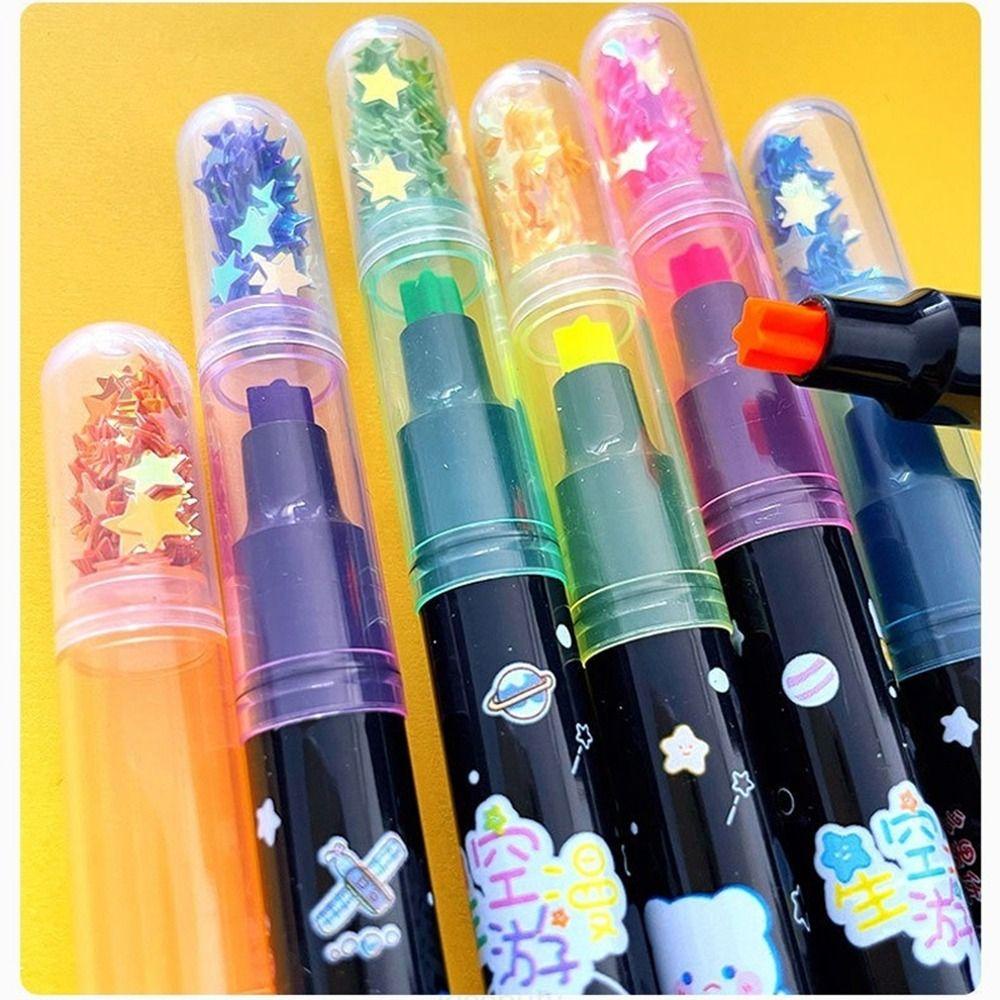 Mxbeauty Stabilo Pulpen Diary Siswa Sekolah Alat Tulis Sekolah Alat Tulis Kantor Tinta Pigmen Pulpen Gambar Berbentuk Bintang Liner Art Spidol Art Spidol