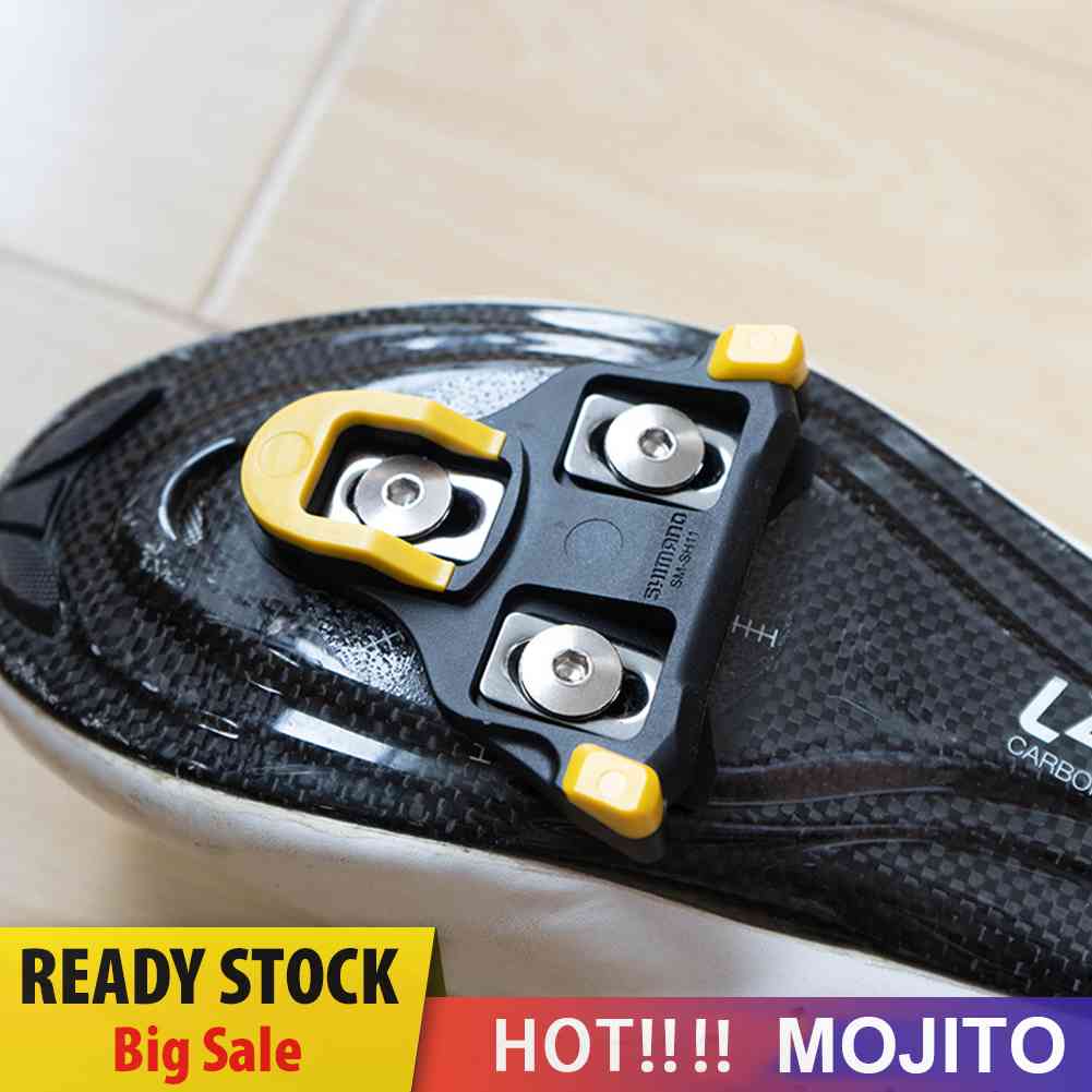 Cleat Pedal Sepeda Adjustable Anti Slip Warna Hitam