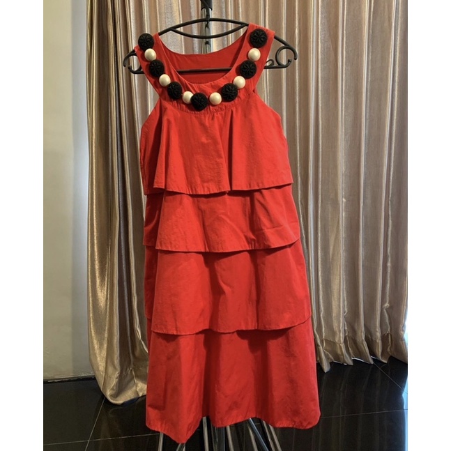 preloved dress Red
