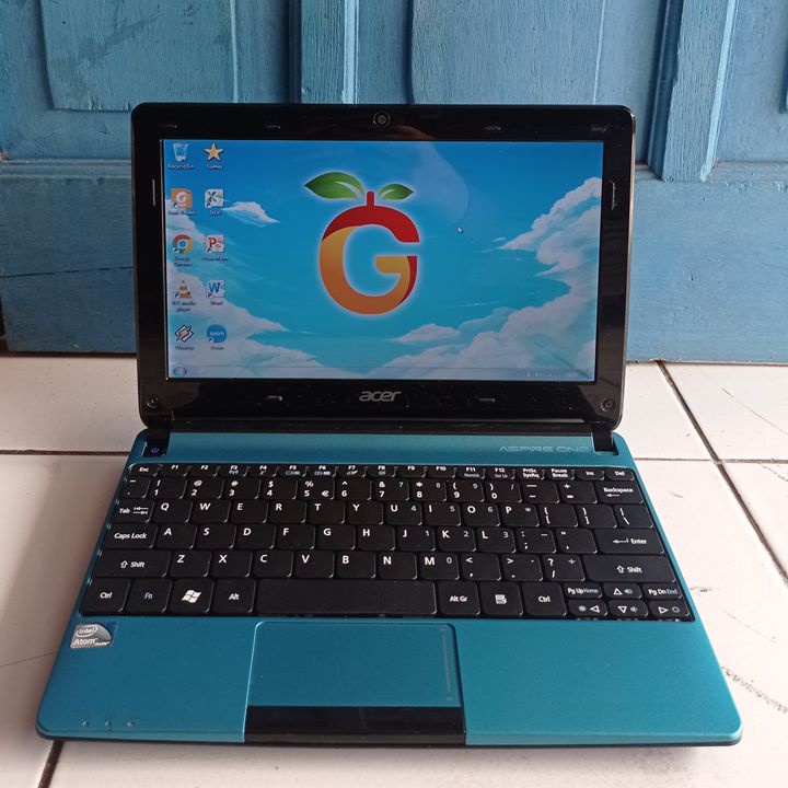 Acer Aspire One D270 Tosca Green Intel Atom N2600 RAM 2GB Windows 7 Netbook Notebook second