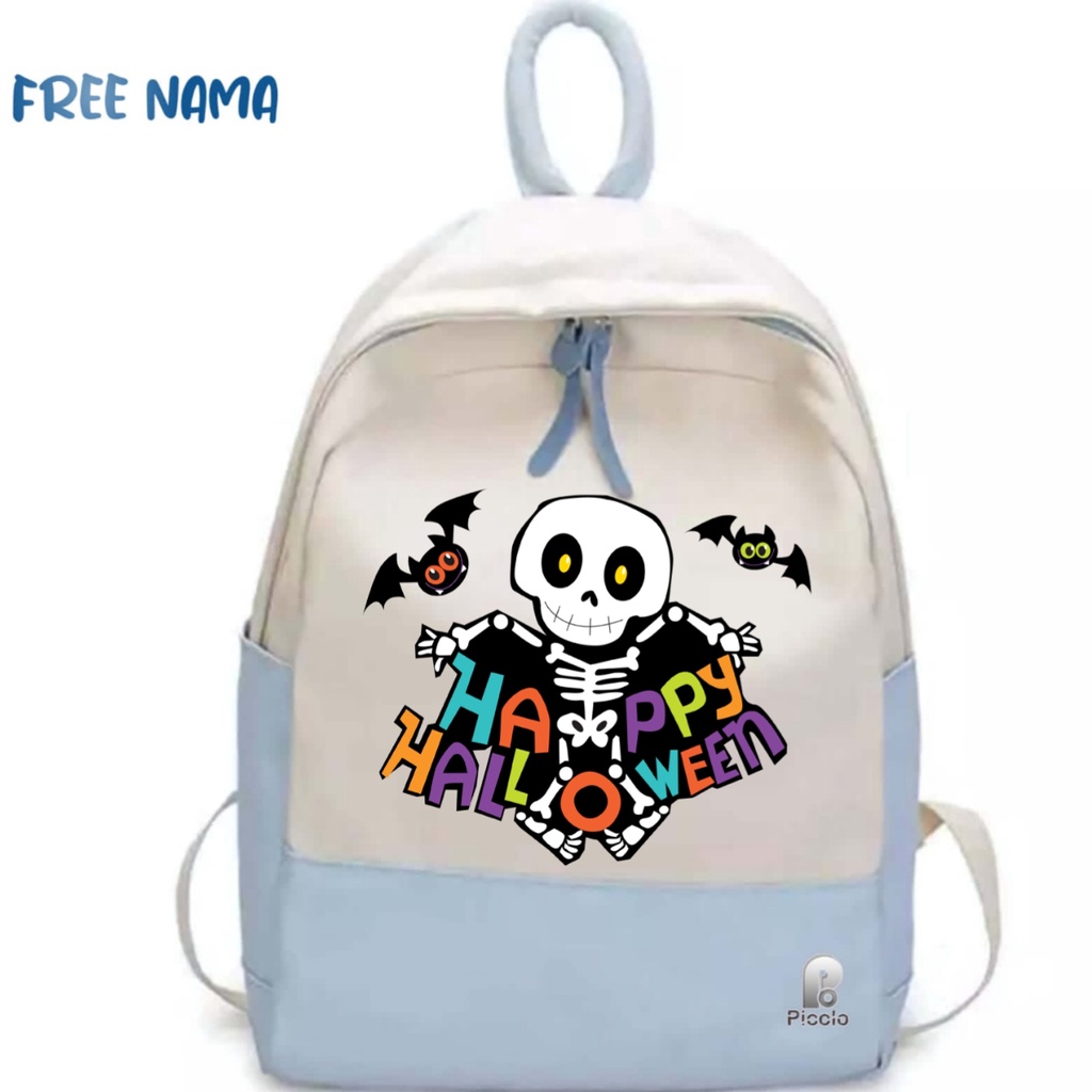 TAS SEKOLAH ANAK MOTIF HAPPY HALLOWEEN UNISEX