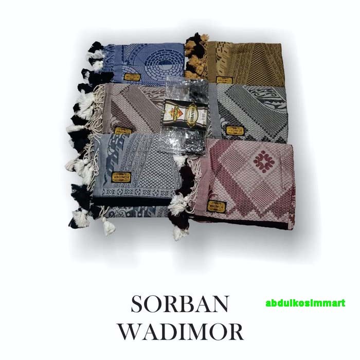 Sorban sorban wadimor / sorban sholat /sorban bagus /sorban exlusive(I3G5) Sorban Hitam Sorban Yaman