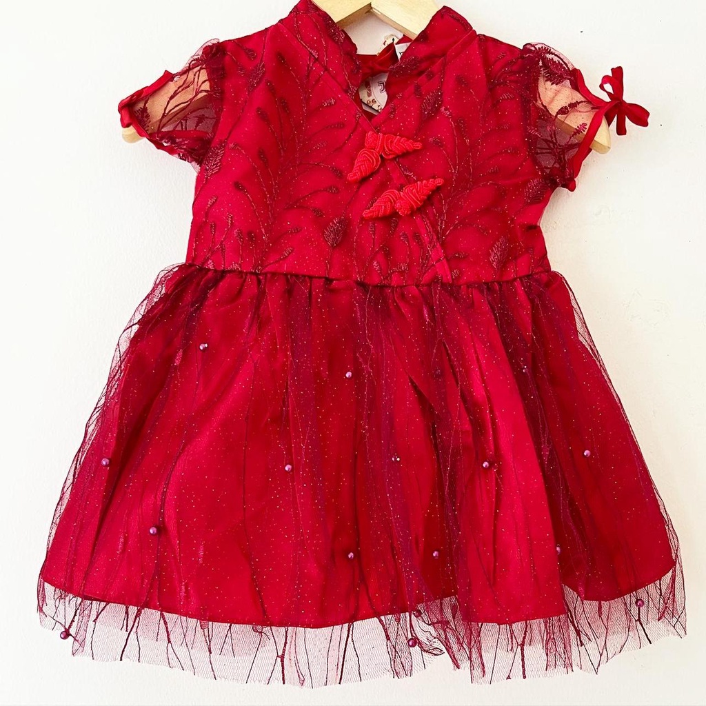 Dress Pesta Kondangan Ulang Tahun Mewah Lucu Bayi Anak Perempuan Cewek Terlaris Kode J  Babeebabyshop