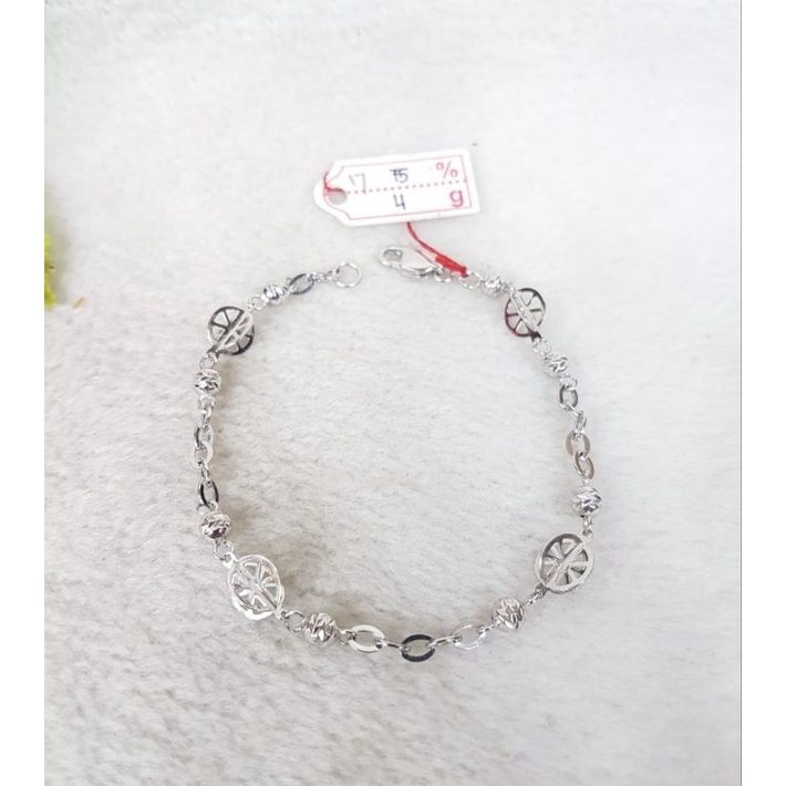 Gelang rantai emas 75 roda