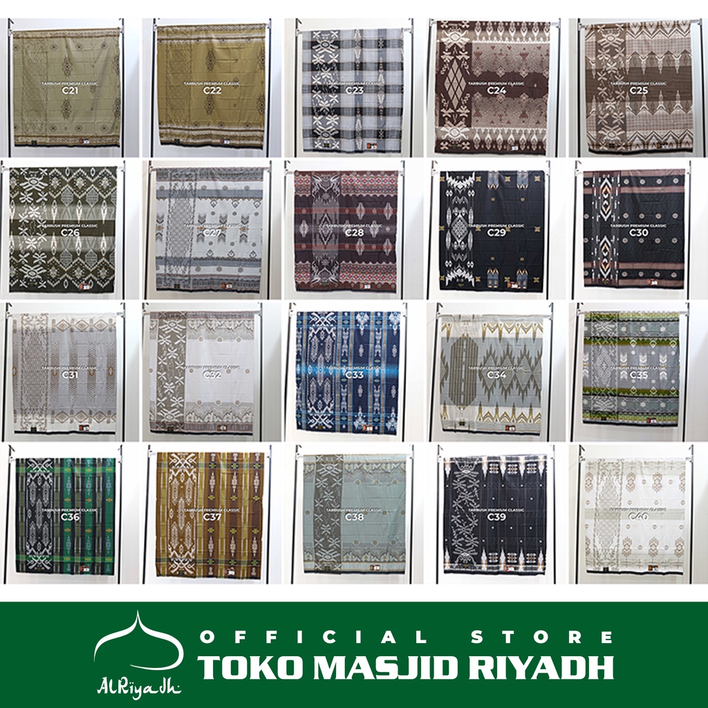 Sarung Tarbush Motif Premium Classic