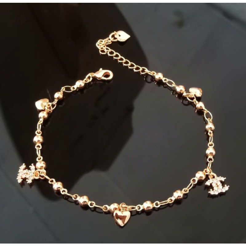 Gelang Wanita Xuping Lapis Emas Terlaris 24 K Murah