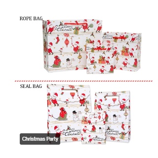 

Paket Hemat Christmas Hampers Goodie Rope & Seal Bag tas kado size M Best Seller