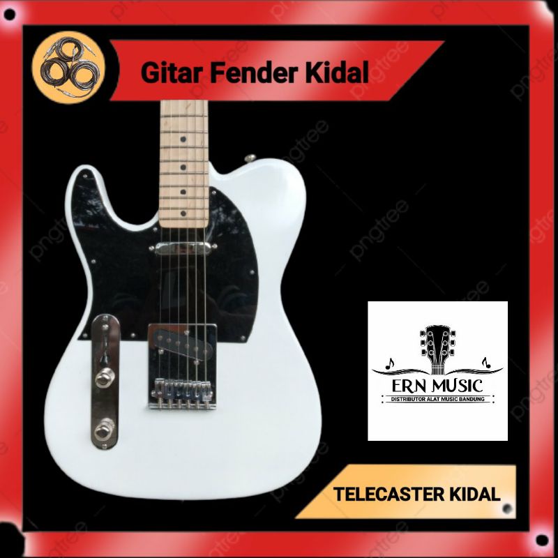 Gitar Fender Telecaster Kidal Left Hand Banyak Bonus