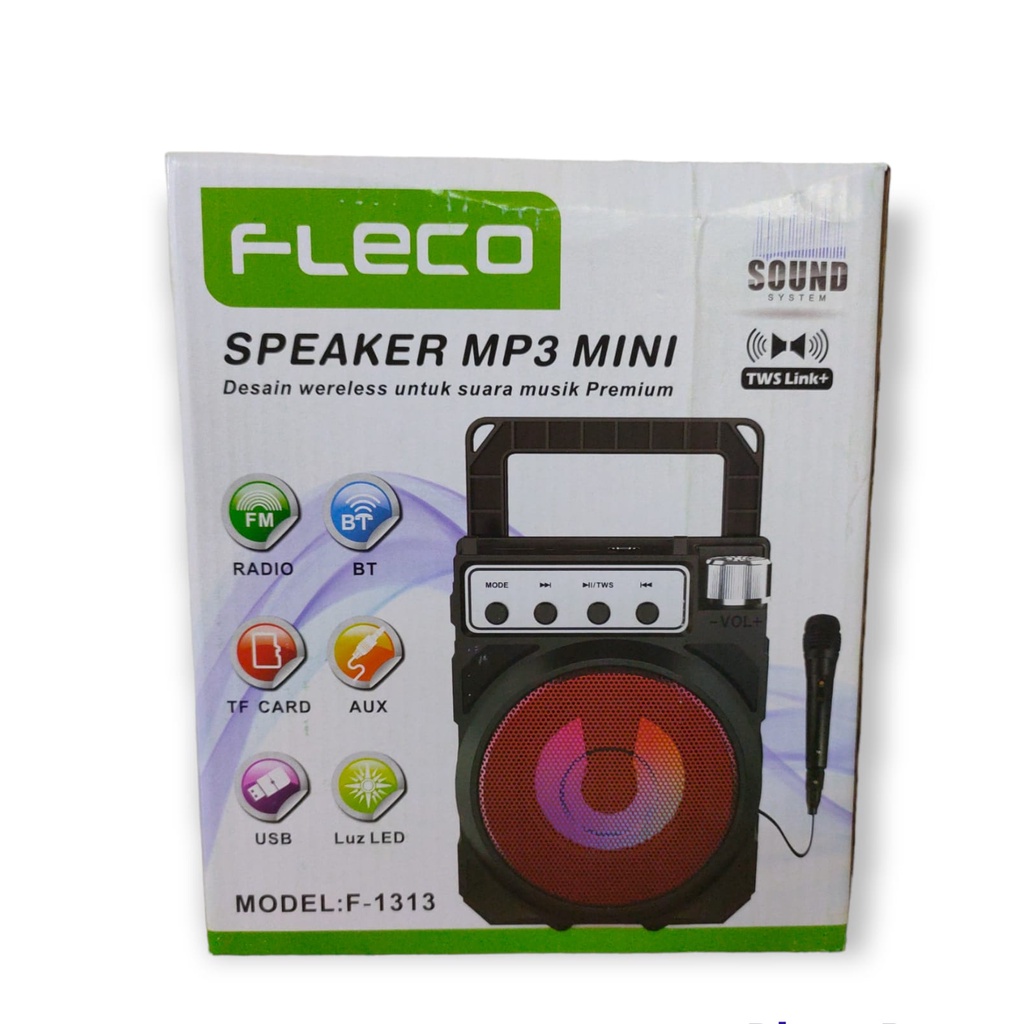 Paling Diminati Speaker Bluetooth Karaoke Free Mic Radio Fm Termurah