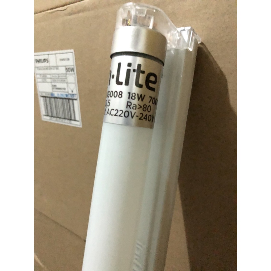 LAMPU TL LED T8 INLITE 18W 18 W WATT 1200MM KOMPLIT + KAP