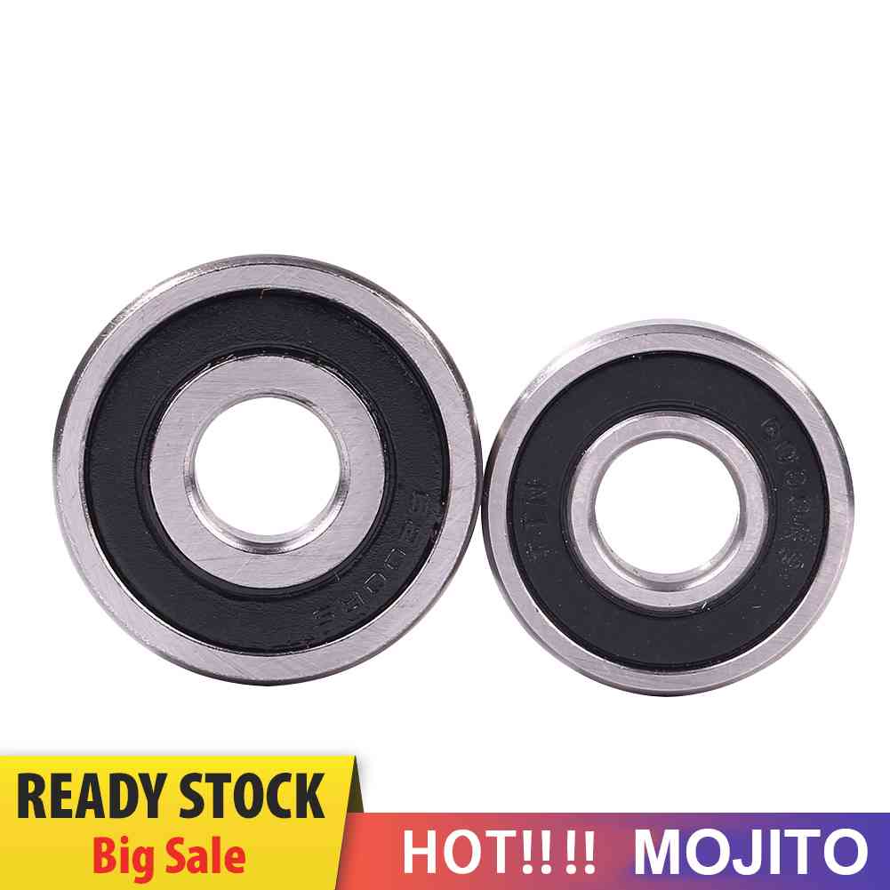 2pcs Bearing Depan / Belakang Solid 6000 / 6200 Untuk Sepeda MTB