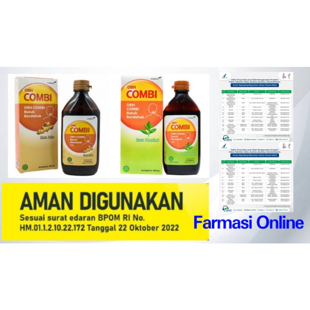 OBH Combi Dewasa Batuk Berdahak 100 ml