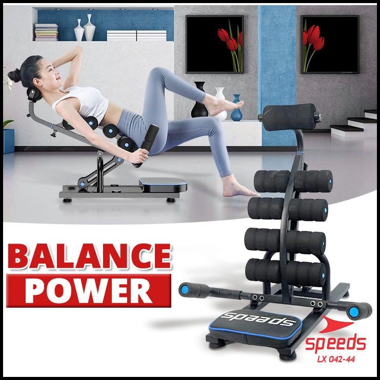 Speeds Sport Balance Power Alat Latihan Otot Perut Alat Olahraga Fitness Gym Rumah 042-44