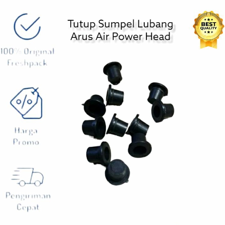 SUMPEL MESIN POWER HEAD / TUTUP MESIN POWER HEAD / PENUTUP ARUS AIR POMPA AQUARIUM