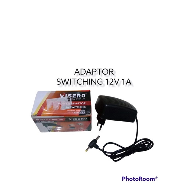 ADAPTOR SWITCHING POWER 12V 1A / ADAPTOR SWITCH VISERO