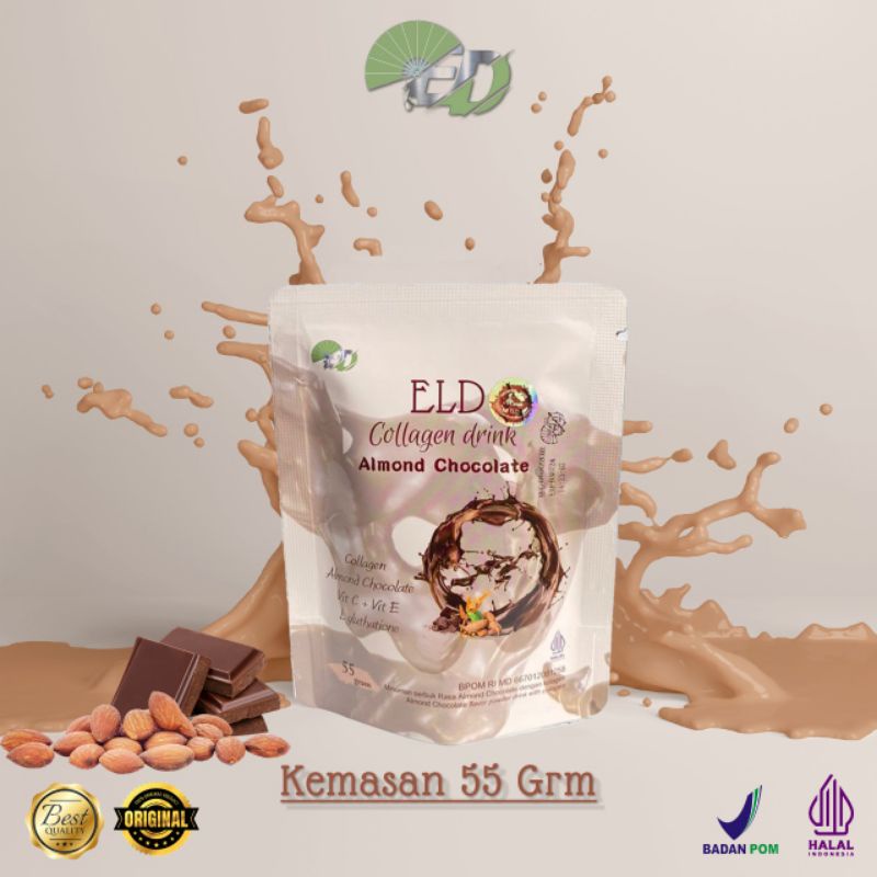 

ELD Collagen drink / pelangsing / pemutih almond 55gr