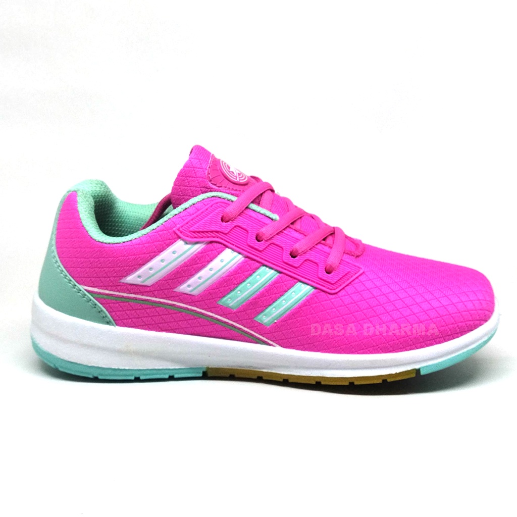 Sepatu Pro ATT Wanita Sneakers Sport Running Olahraga Senam Lari Warna Pink Merah Jambu