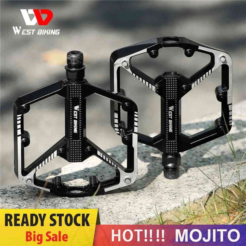 West BIKING Pedal Sepeda MTB Anti Slip Bahan Aluminum Alloy