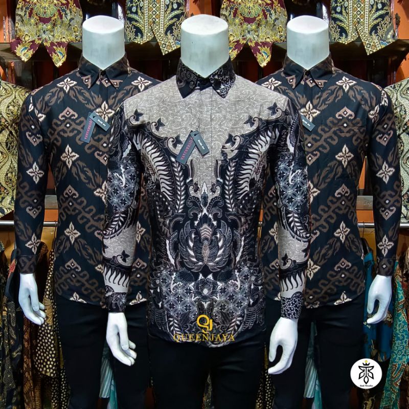 Kemeja Batik Pria Lengan Panjang Slimfit Modern Hight Quality Premium TopBrand