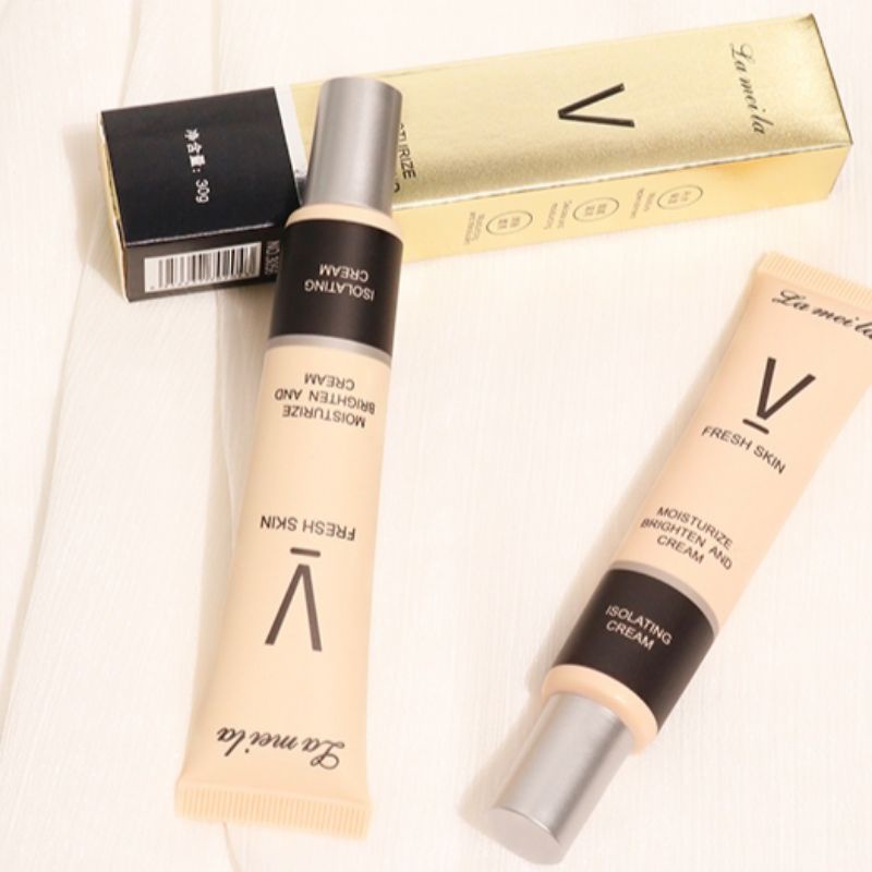 V Cream LAMEILA Original Moisturize Brighten Cream Make Up Wajah 30g Foundation Concealer Terlaris