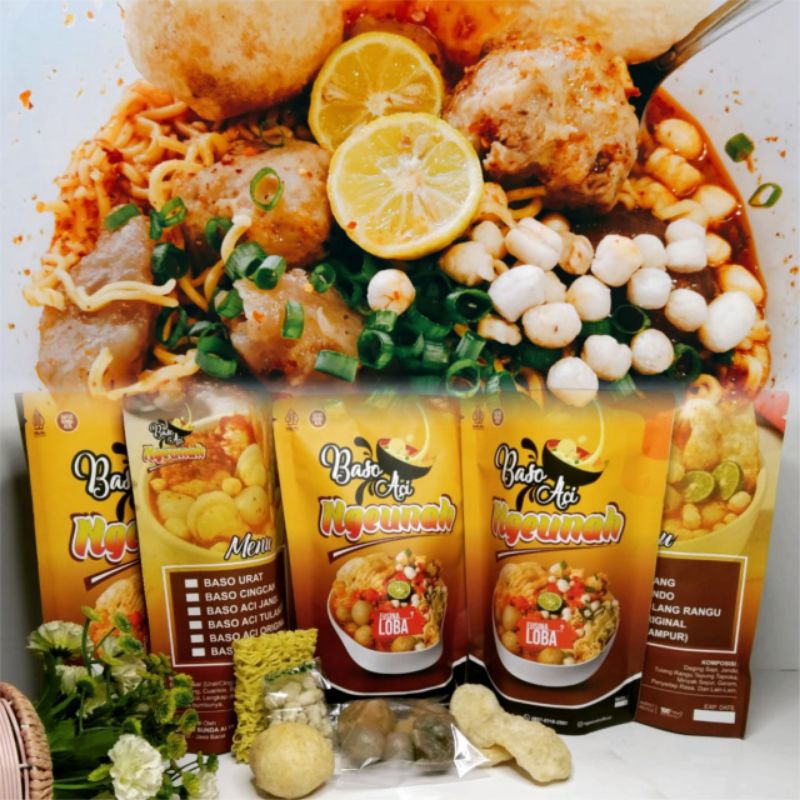 

Baso Aci Jando Baso Cingcang Baso Urat Baso Aci Tulang Rangu