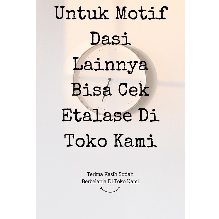 Dasi Motif Pria Instan Langsung Pakai