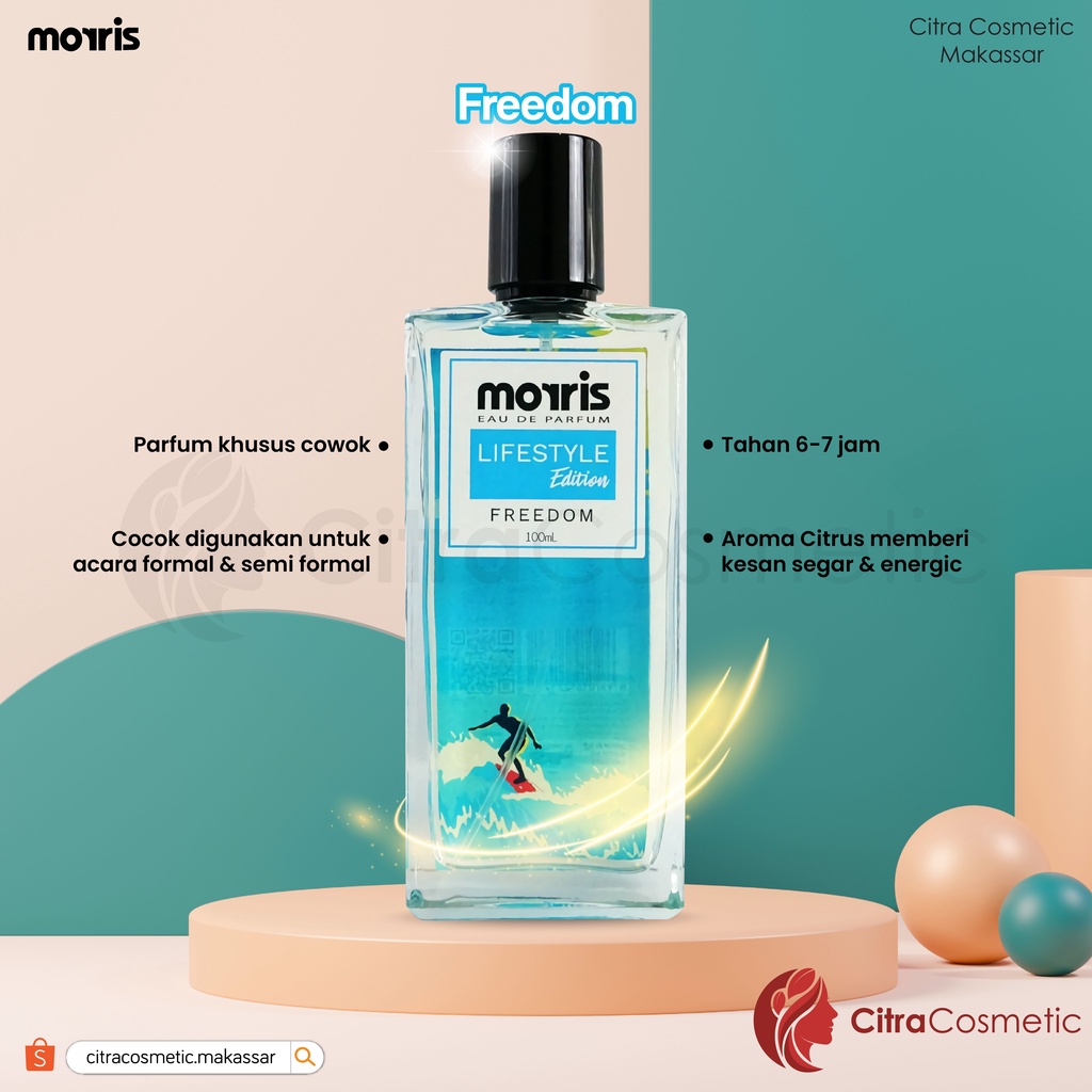Morris Parfum Cowok Lifestyle Edition 100 Ml