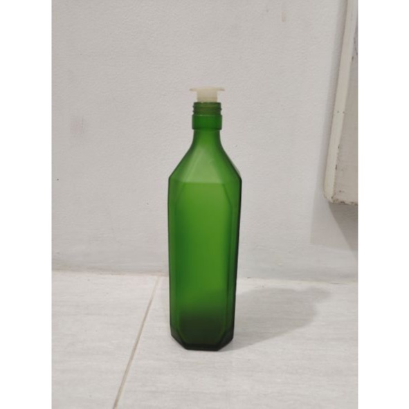 Botol Bekas Hijau Polos Kuno Jadul Antik